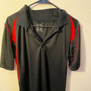 Amazon brand golf shirt.